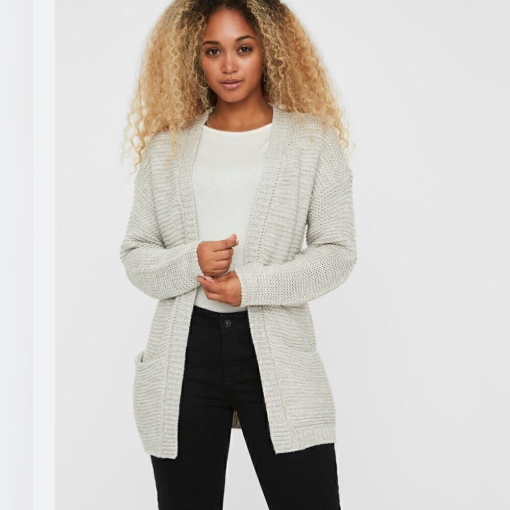 Women's Essentials By Full Tilt Ivory Cardigan Size Small